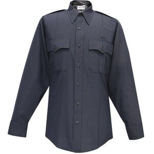 NWT Flying Cross‎ Justice LS Shirt Women’s 50 Reg LAPD Navy Poly/Wool 107W84